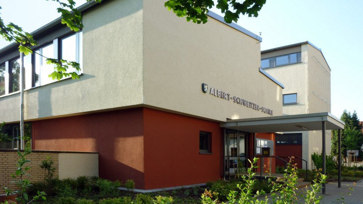 Die Albert-Schweitzer-Schule im Schwanenweg